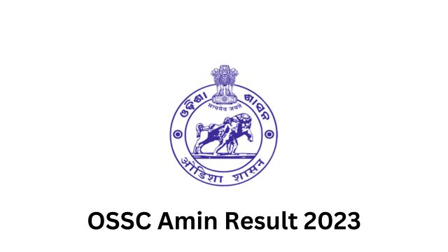 OSSC Amin Result 2023
