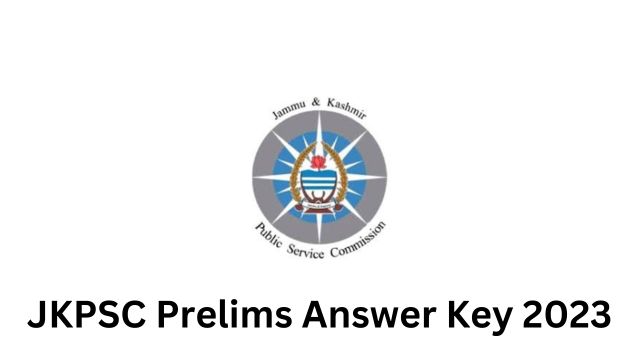 JKPSC Prelims Answer Key 2023